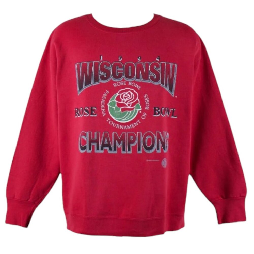 VTG Wisconsin Badgers Rose Bowl Champions 1994 Crewneck Sweatshirt College